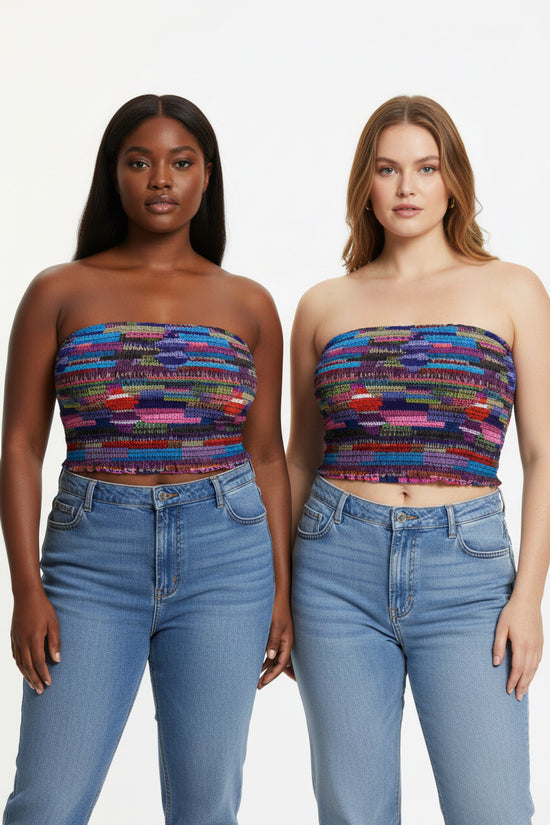 Colorblock Tube Top