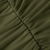 Folded Neck Crop Tee