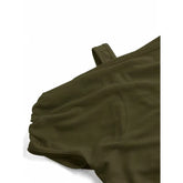 Folded Neck Crop Tee