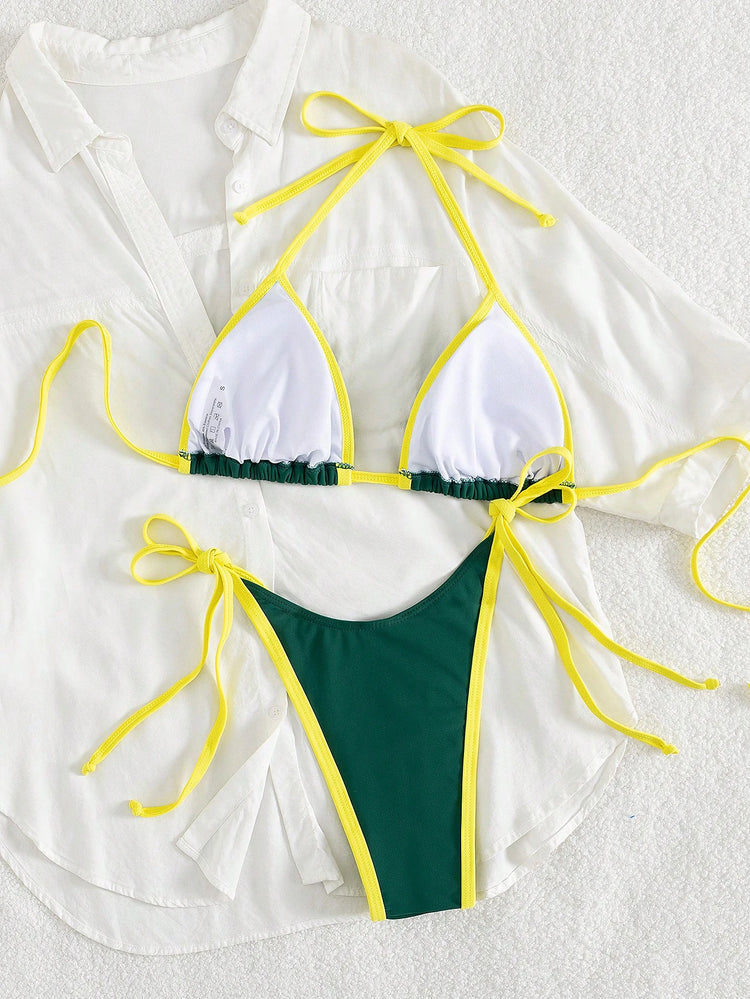 Sun Kissed Colorblock Bikini