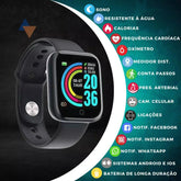 SmartFit Duo™ — D20 Pro+ SmartWatch & Wireless Earbuds Combo