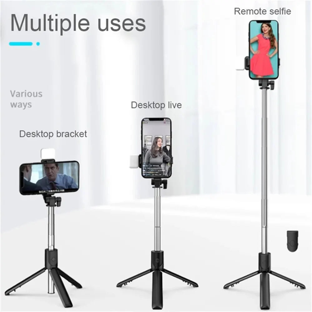 SnapBeam™ 3-in-1 Bluetooth Selfie Tripod