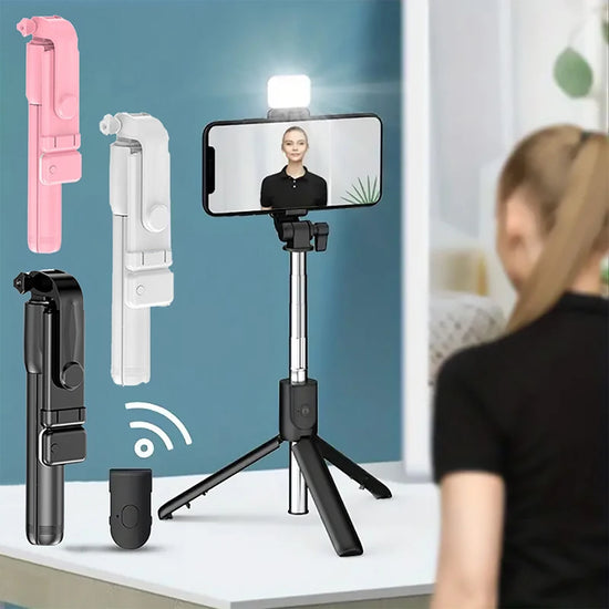 SnapBeam™ 3-in-1 Bluetooth Selfie Tripod