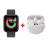 SmartFit Duo™ — D20 Pro+ SmartWatch & Wireless Earbuds Combo