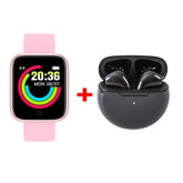 SmartFit Duo™ — D20 Pro+ SmartWatch & Wireless Earbuds Combo