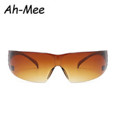 Rimless Wraparound Sunglasses