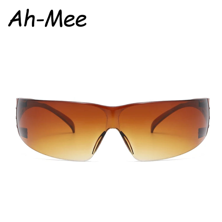 Rimless Wraparound Sunglasses
