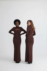 Turtleneck Bodycon Maxi