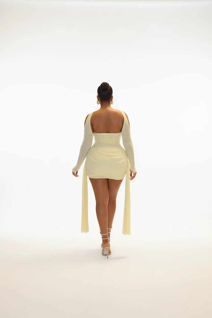 Elevate Your Night Out with Our Stunning Summer Vacation Sexy See-Through Dress & Shawl - Perfect for Midnight Clubwear and Parties!